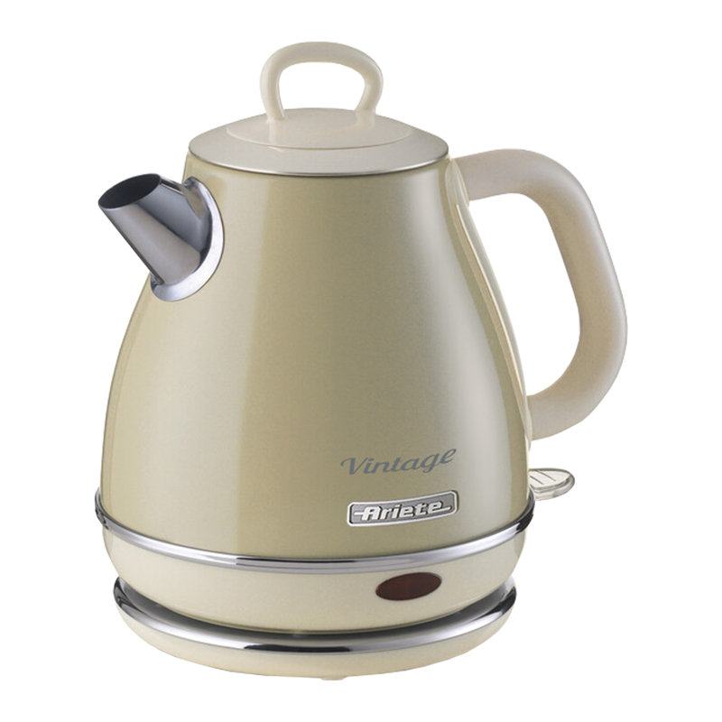 Ariete Vinatge 1L Electric Kettle, Cream