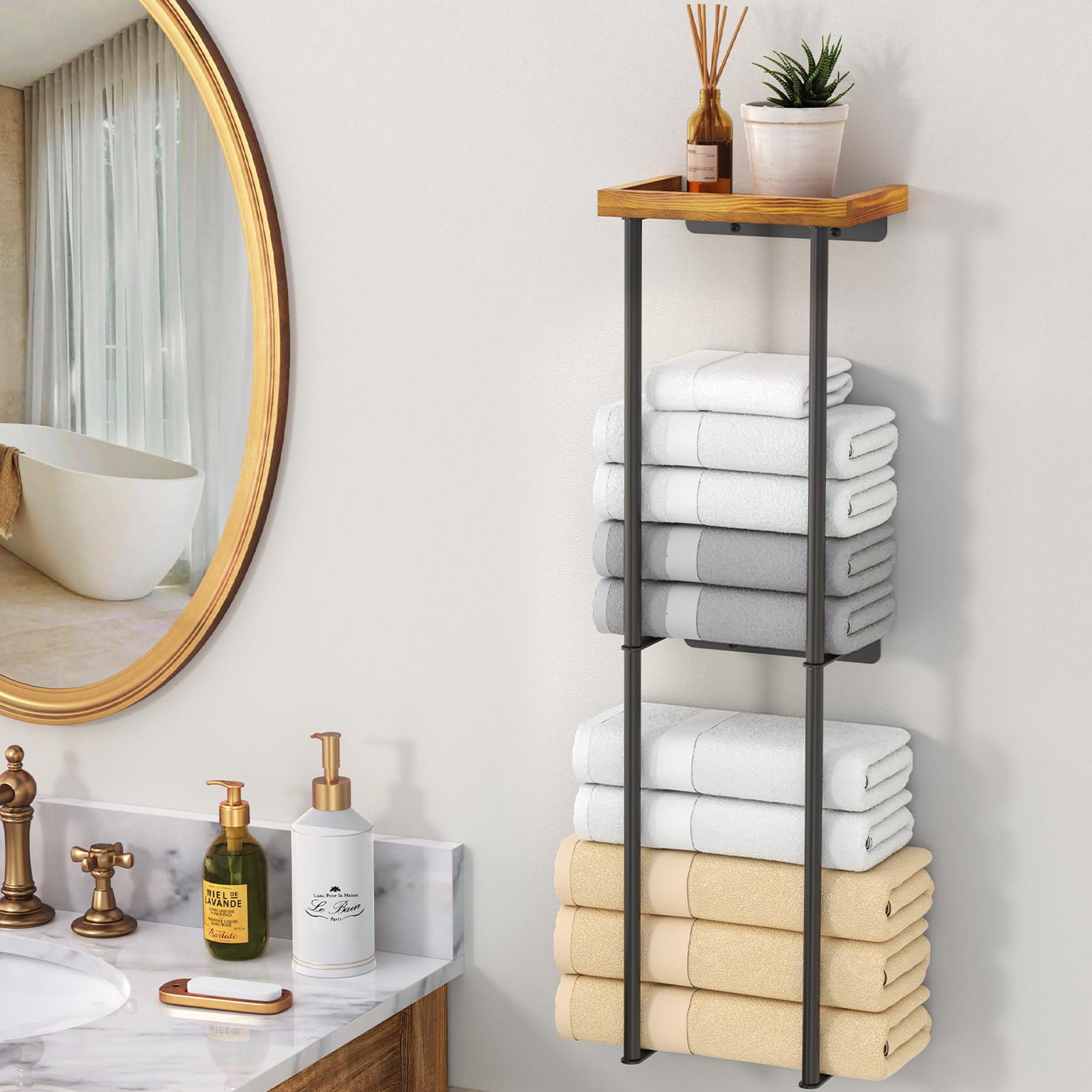 ADROIM Wall Towel Rack | Wayfair