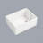 Durable White Ceramic Single Bowl Kitchen Sink with Scratch-Resistant and Easy-Clean Surface, Perfect for Modern Kitchens