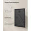 Black Picture Frame with Mat