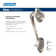 Camelot Handleset with Deadbolt and Accent Door Lever and Rosette