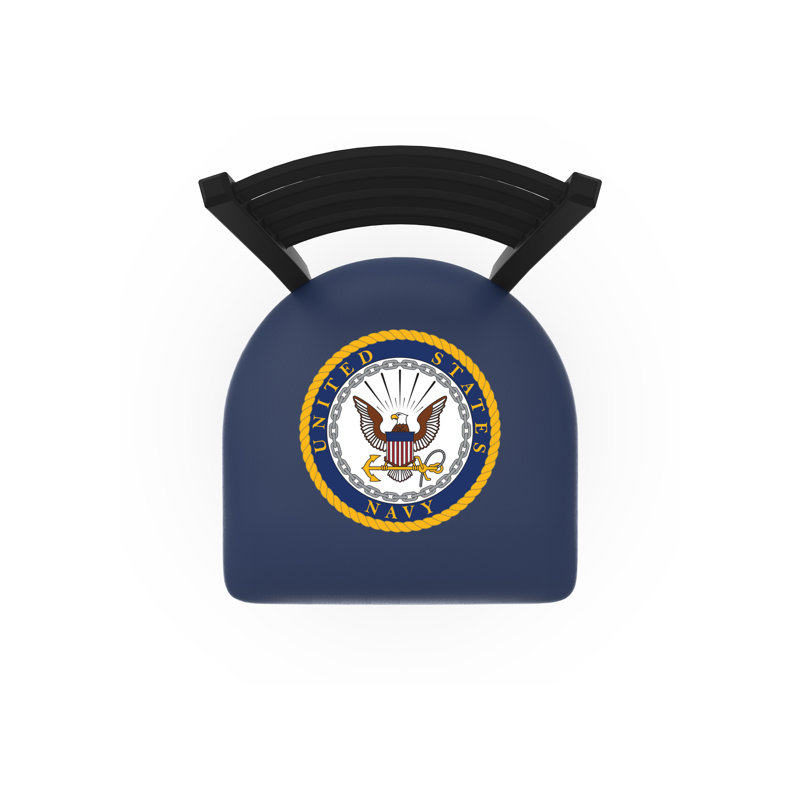 US Armed Forces Bar Stool, Blue, U.S. Navy