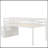 Loft Bed With Staircase , White