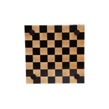 Handmade Black/Beige Chess Board Game