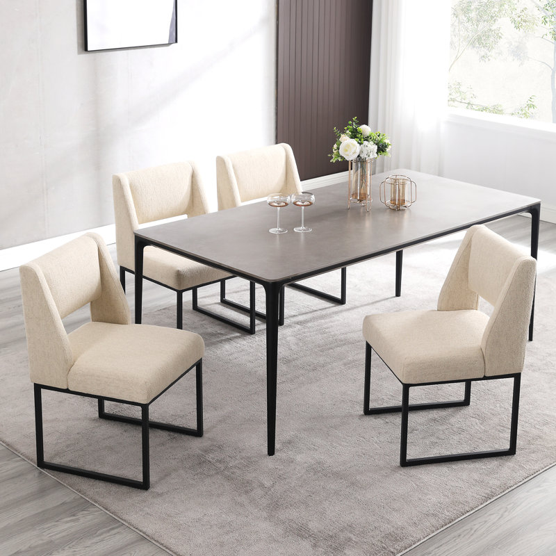 Chaise d'appoint l 18,3 po Alrick, Beige
