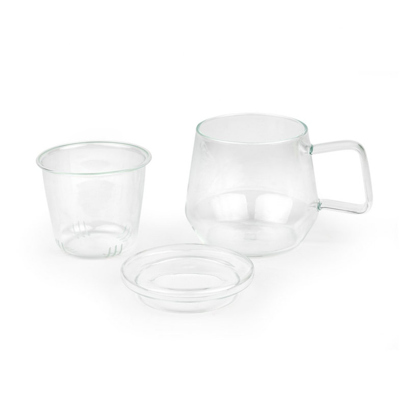 Glass Teacup, Clear
