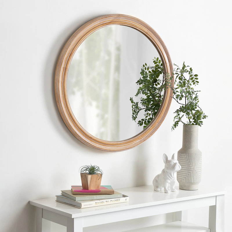 Miroir mural rond 27,5 po pour meuble-lavabo