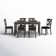 Lashbrook 6 - Person Four Leg Dining Set