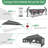 10x30 Pop Up Canopy Tent with 8 Removable Sidewalls, Easy Setup Canopy with Roller Bag and Sandbags, Waterproof UPF50+ Gazebo for BBQ Party Wedding Events-111822178