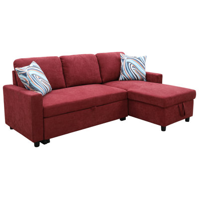 Boukje Flannelette 2-Piece Couch Living Room Sofabed