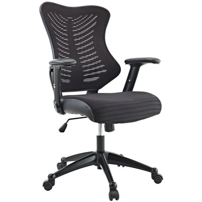 Modway Porch & Den Williamsburg Office Chair with Mesh Back and Seat