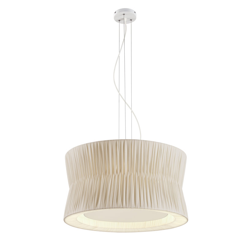 Aarunya 3 - Light Drum Pendant, Cream