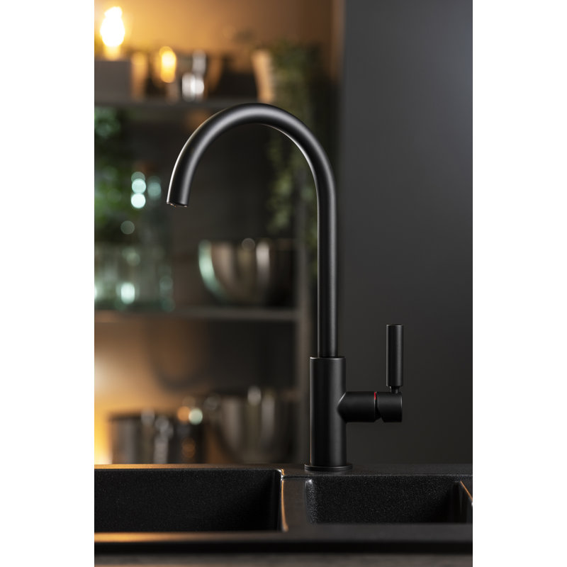 Abode Designs Globe Kitchen Faucet, Matte Black
