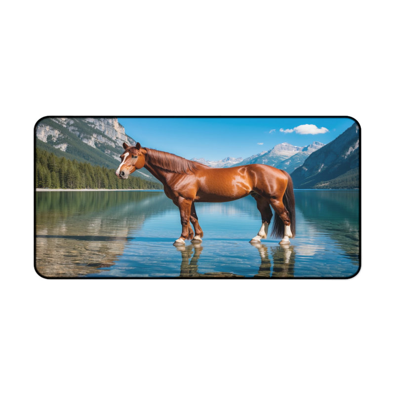 Polyester Desk Pad, 14.4x12.1