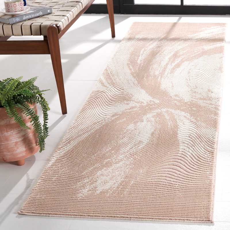 Laris Performance Abstract Rug, Runner 2'3" x 8'