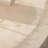 Round MgO Coffee Table with Faux Stone Design – Beige (No Assembly Required)