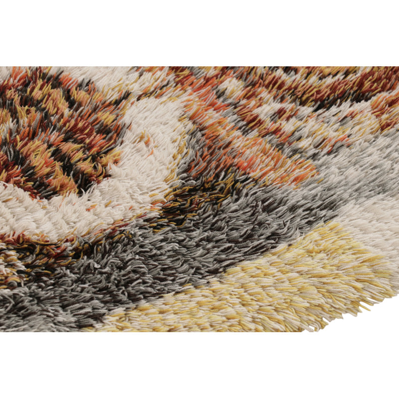 Vintage One-of-a-Kind 3'5X4'7 Hand Knotted Area Rug