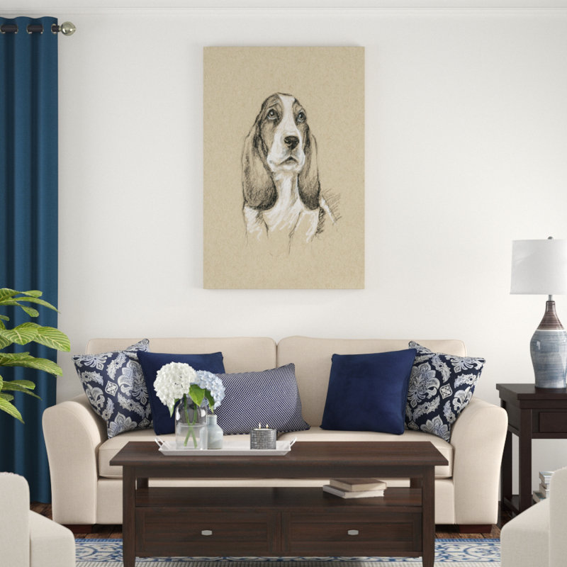 Breed Sketches VI by Ethan Harper - Painting Print, 122cm H x 81cm W, Wrapped Canvas