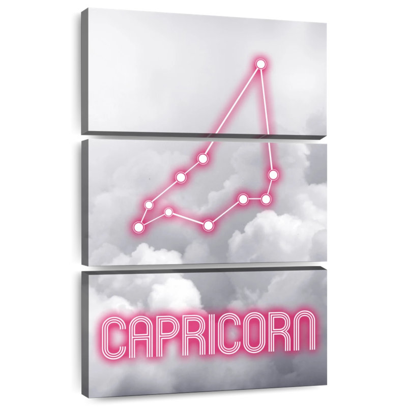 Adella Capricorn Constellation, H 65 po x l 42 po