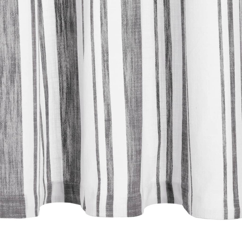 Deanne Cotton Semi Sheer Curtain Pair, 140 W X 245 D cm