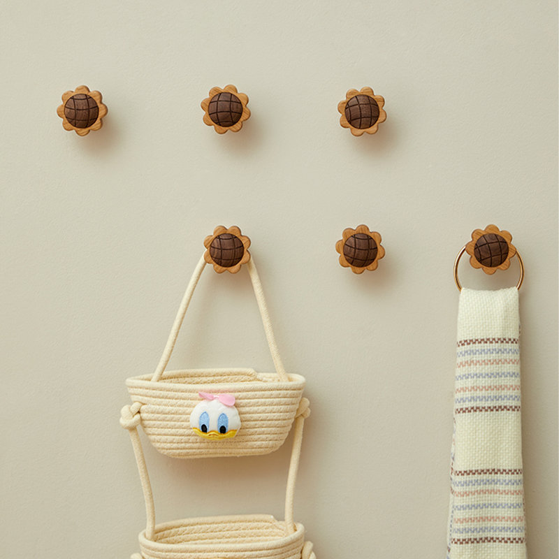 Crochet mural en bois sans perçage (simple)