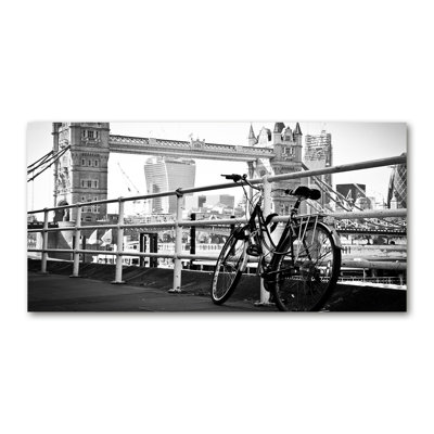 Bike In London - Wrapped Canvas Print