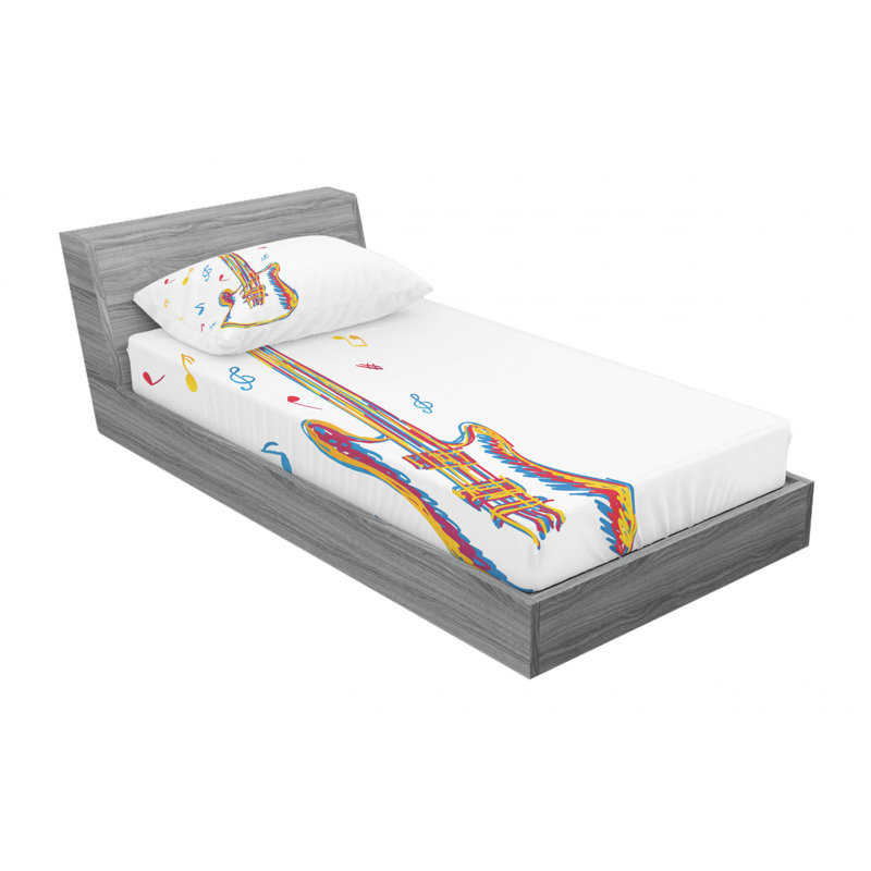 Microfiber Sheet Set, Twin XL Sheet Set with Fitted Sheet