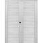 Porte standard en bois manufacturé massif lambrissé Louver-93831376-93831377