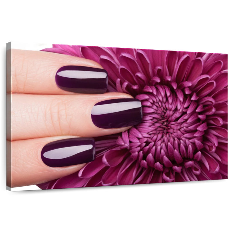 Clous mauves lustrés de Shuttleworth, H 8 po x l 12 po