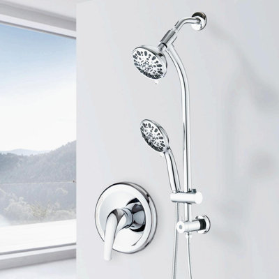 Diverter Complete Shower System with Rough-in Valve