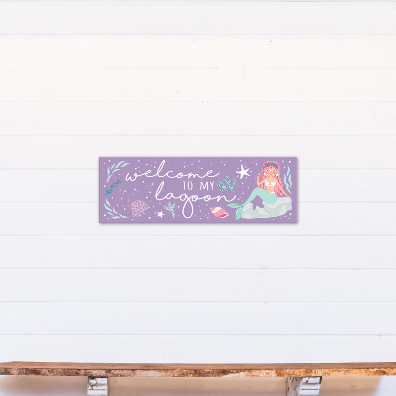 Art sur toile Maldanado Mermaid Lagoon, H 12 po x l 36 po x P 1,25 po