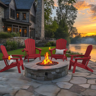 Colean Foldable Outdoor Adirondack Chair