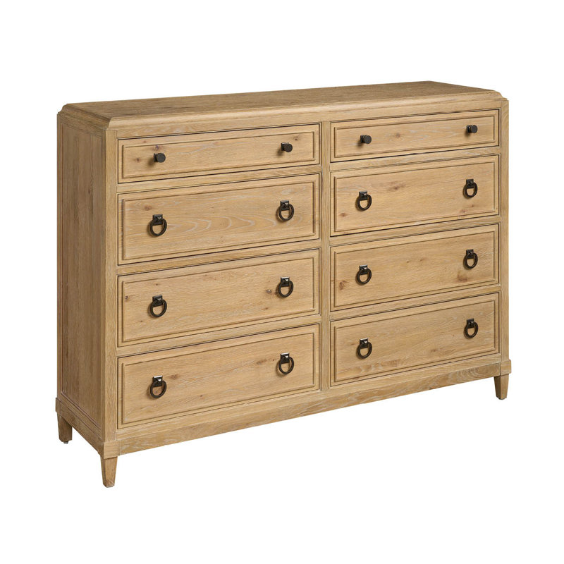 Commode 8 tiroirs Hayes, Tanné