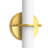 18Inch Acrylic Armed Wall Sconces 1- Light Sconce For Living Room Bedroom Hallyway Entry Stairway