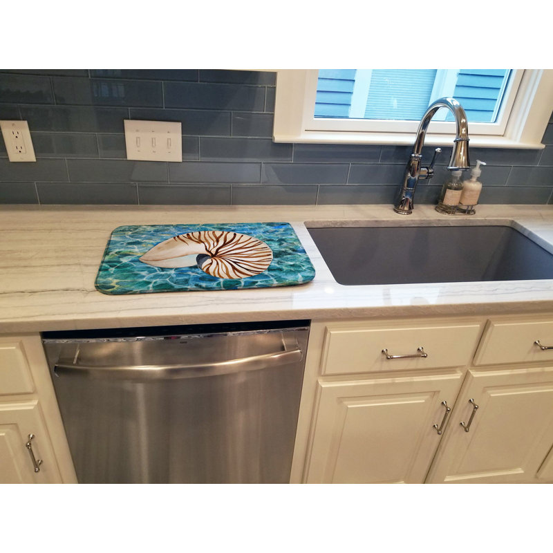 Tapis et séchoir à eau sea coquillage
