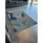 Blue Themed Mixed Leaf Flower Patterned Creative Modern Decorative Carpet-661487252