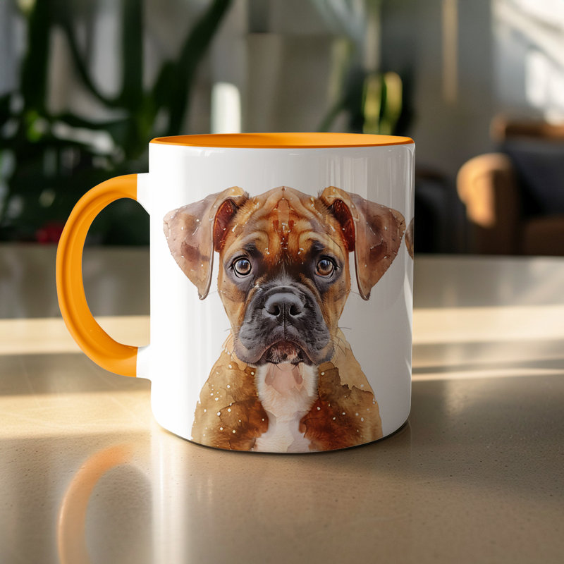 Mug, Orange, 4