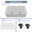33" L x 18" W Double Bowl Fireclay Farmhouse Kitchen Sink with Sink Grid-86474766