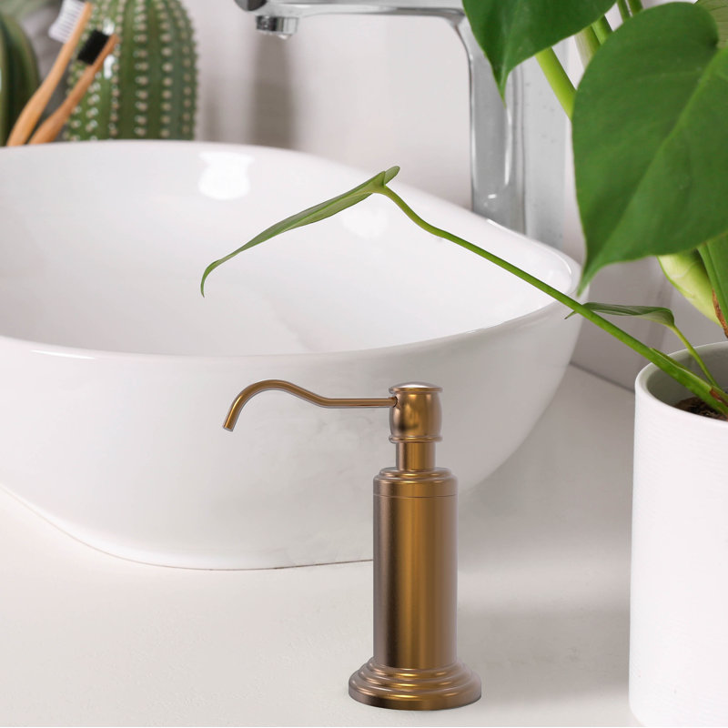 Distributeur de savon sur pied Beresford, Bronze brossé