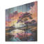 «Charmant Dessert Sky At Sunset I» - Art sur bois de pin naturel-1429841235