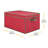 Whitmor Storage Box with Removable Trays - Red w/Green Trim