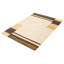 Tapis ivoire/brun foncé/zone dorée Salime-1499817853