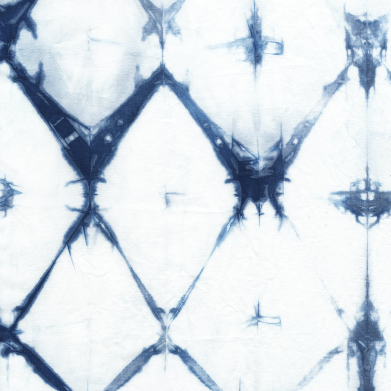 Indigo Tiles IV by Chariklia Zarris - Wrapped Canvas Painting, 122cm H x 122cm W