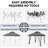11x11ft Heavy Duty Portable Gazebo Canopy Tent with Curtains, 2-Tier Vented Roof & Mosquito Netting – Large Outdoor Patio Shade Shelter