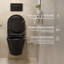 HOROW Qureshi LPF Round Wall Mounted Wall Hung Toilets (Seat Included)