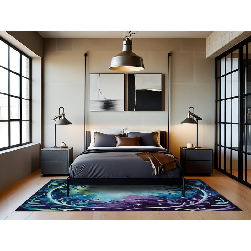 Starlit Thicket Rug, Round 6'