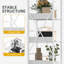 183cm H x 40cm W Metal Bookcase