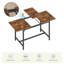 Ensemble de salle à manger extensible 5PCS, grande table de cuisine extensible de 63 pouces avec 2 bancs et 2 tabourets-131291934-131291906