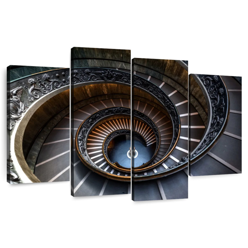 Escalier en colimaçon Lilie, H 22 po x l 36 po