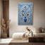 Art chinois sur toile Vase floral bleu et blanc haute définition pour studio-1520550182